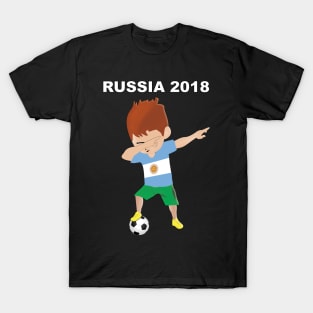 dabbing  argentina boy T-Shirt